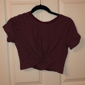 Stripped crop top